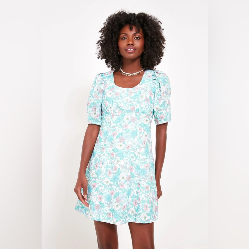 🆕 Tuckernuck Hyacinth House Floral Puff Sleeve Sallie Dress